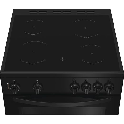 Indesit ITE6VMB Freestanding Electric Cooker - Black
