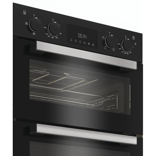 Hotpoint DIH 10D B Built In Electric Double Oven - Black