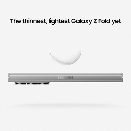 Samsung Galaxy Z Fold6 5G 256GB Folding Smart Phone in Pink