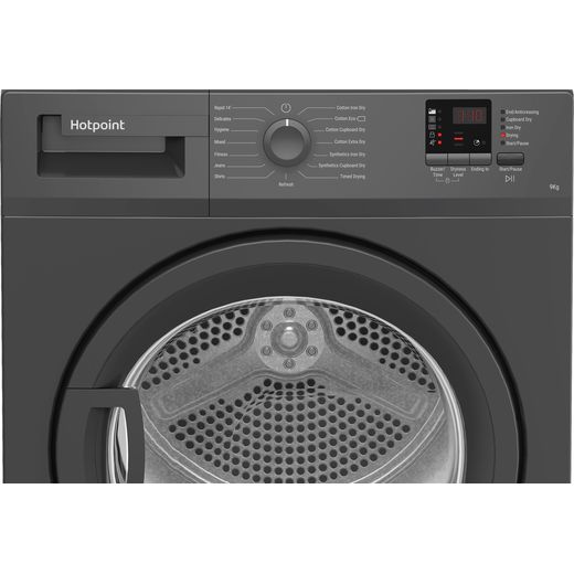 Hotpoint C HD C92 GGGD UK 9Kg Condenser Tumble Dryer - Anthracite