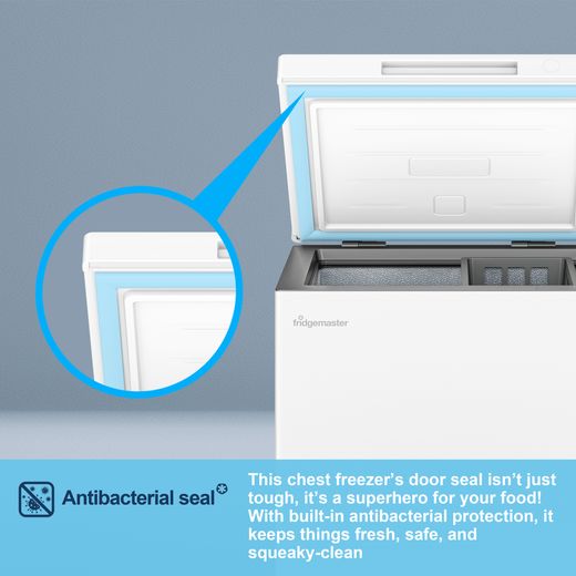 Fridgemaster MCF95E1 Chest Freezer - White