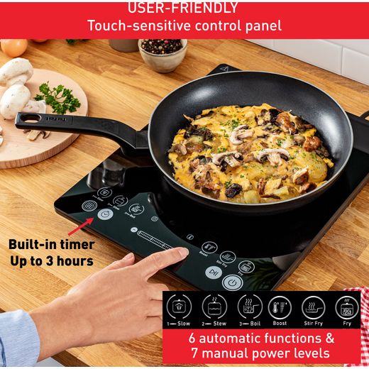 Tefal IH2108G1 Mini Hob - Black