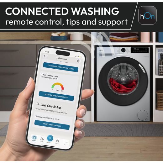 Hoover H-WASH 400 Pro BH4S69M6DB9BJ-80 9Kg Washing Machine with 1600 rpm