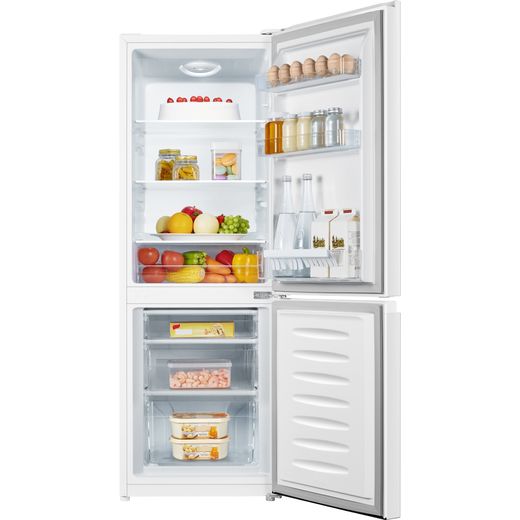 Fridgemaster MC50165E 143cm High 60/40 Small Fridge Freezer - White - E Rated