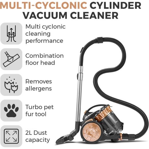 Tower T102000BLGPETS Cylinder Vacuum Cleaner