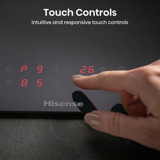 Hisense HIA64UK 60cm Induction Hob - Black