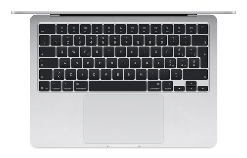 Apple MacBook Air 13-inch : M4 chip with 10-core CPU and 8-core GPU, 16GB, 256GB SSD - Silver, Apple M, 34.5 cm (13.6