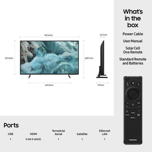 Samsung Q7F 43