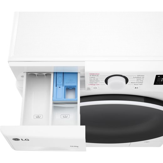 LG Series 4 Pro AI Direct Drive™ FWY706WWTN1 Washer Dryer - White