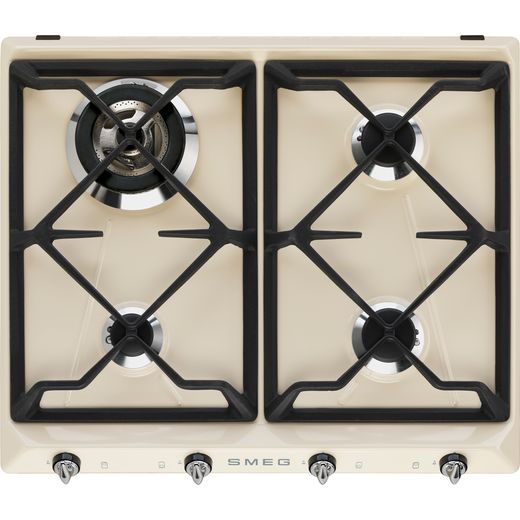 Smeg Victoria AOSF6905G Built In Single Oven & Gas Hob - Cream