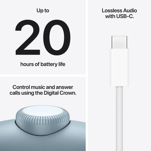 Apple AirPods Max 2 with Active Noise Cancelling - Blue