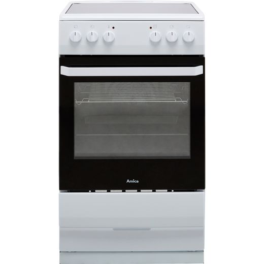 Amica AFC1530WH Freestanding Electric Cooker - White - Needs 9500KW Electrical Connection