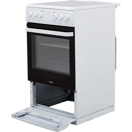 Amica AFC1530WH Freestanding Electric Cooker - White - Needs 9500KW Electrical Connection