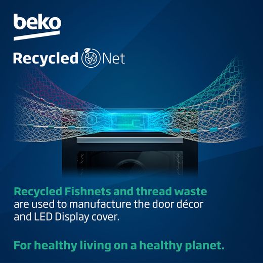 Beko RecycledNet® Built In Electric Single Oven - Stainless Steel - A Rated