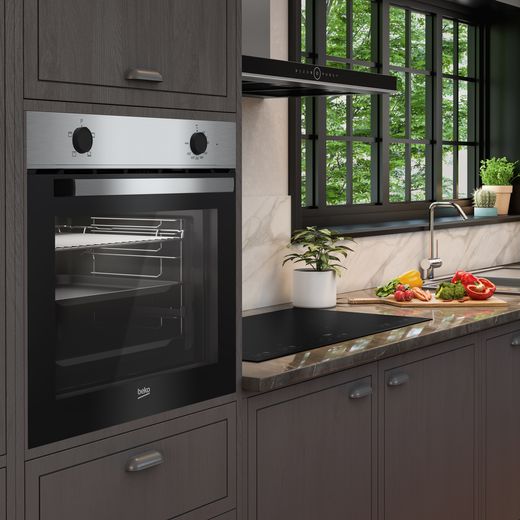 Beko RecycledNet® Built In Electric Single Oven - Stainless Steel - A Rated