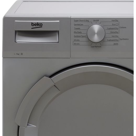 Beko 7Kg Condenser Tumble Dryer - Silver - B Rated