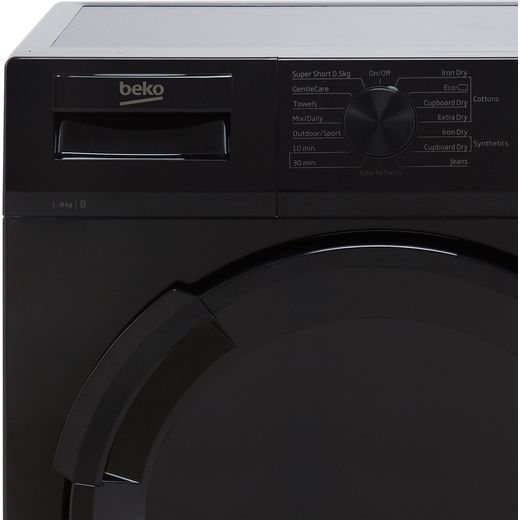 Beko 8Kg Condenser Tumble Dryer - Black - B Rated