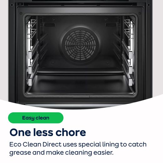 Bosch Series 4 Built In Electric Single Oven - Stainless Steel - A Rated