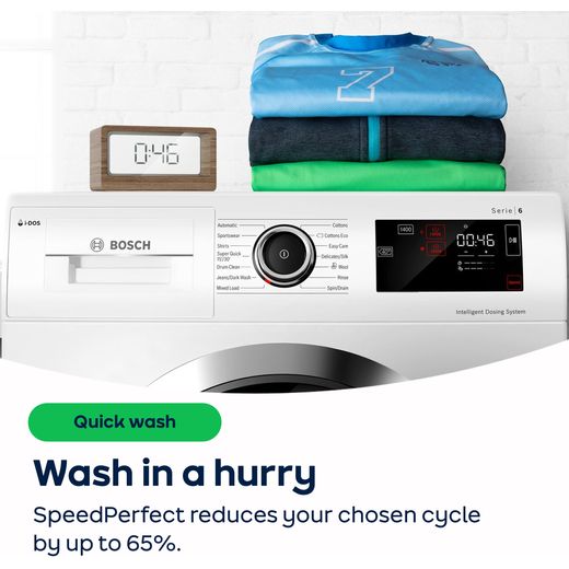 Bosch Series 4 8Kg / 5Kg Washer Dryer - White - E Rated