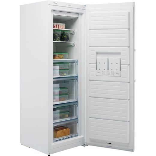 Bosch Series 4 GSN33VWEPG Upright Freezer - White