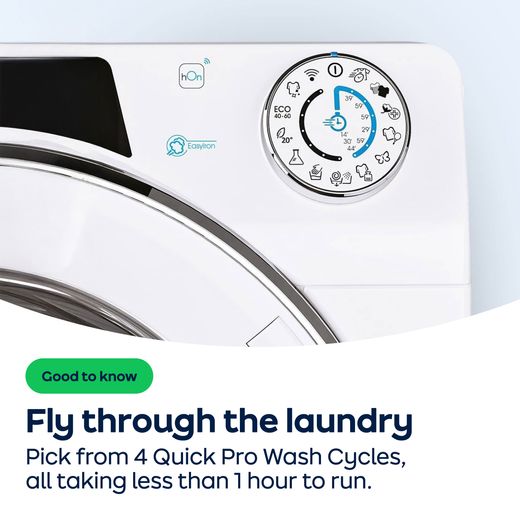 Candy Quick Pro GD 28S6-80 8Kg Washing Machine with 1200 rpm - White
