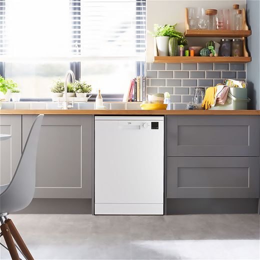 Beko Standard Dishwasher - White - E Rated