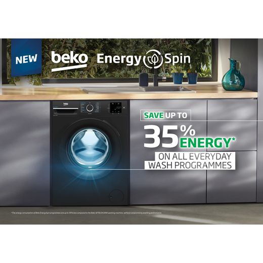 Beko EnergySpin™ BM3WT3941W 9Kg Washing Machine with 1400 rpm - White