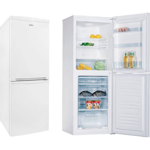 Amica FK1974/1 141cm High 50/50 Small Fridge Freezer - White - E Rated
