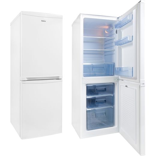 Amica FK1974/1 141cm High 50/50 Small Fridge Freezer - White - E Rated