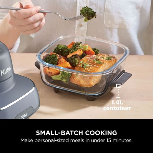 Ninja CRISPi 4-in-1 Portable Glass FN101UKGY Air Fryer - Cyber Space