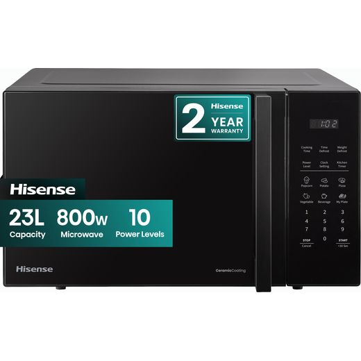 Hisense H23MOBS5HUK 23 Litre Microwave - Black