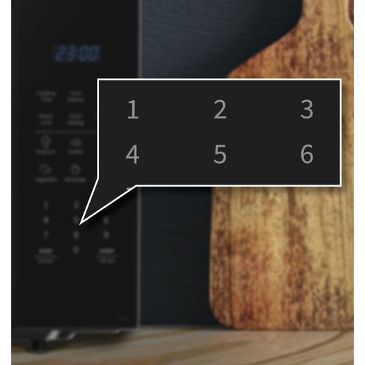 Hisense H23MOBS5HUK 23 Litre Microwave - Black