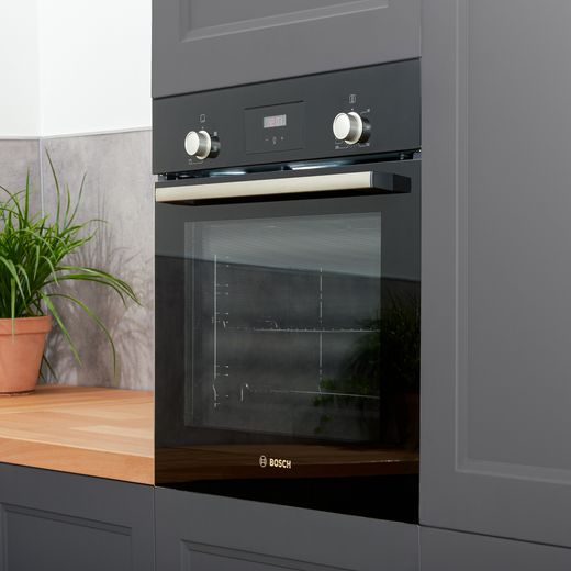 Bosch Series 2 Built In Electric Single Oven - Black - A Rated