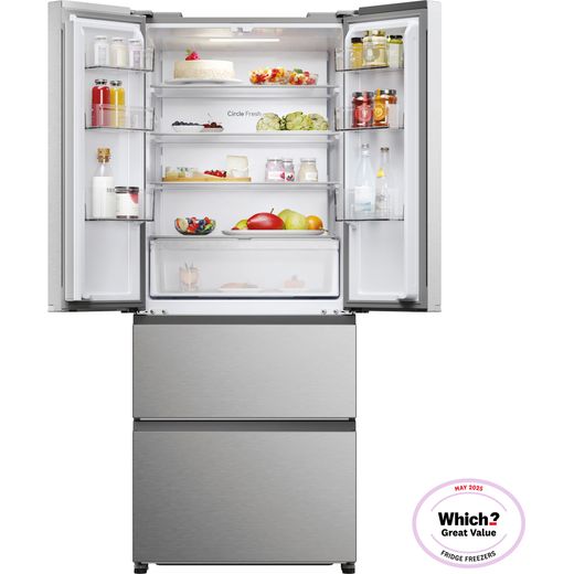 Hoover H-FRIDGE 700 HONFQ2T718EXK American Fridge Freezer - Stainless Steel