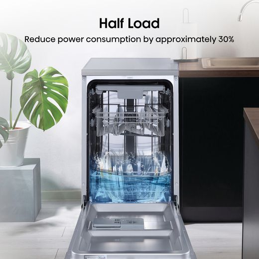 Hisense Slimline Dishwasher - Stainless Steel - E Rated