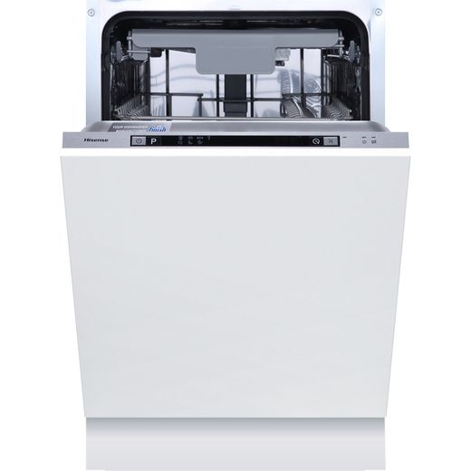 Hisense Fully Integrated Slimline Dishwasher - Silver Control Panel with Fixed Door Fixing Kit - E Rated