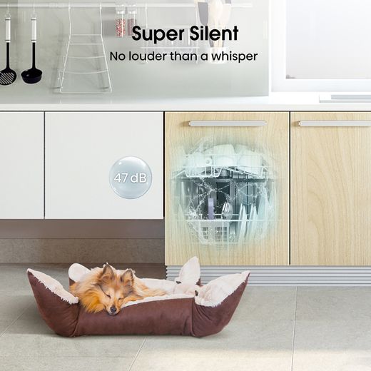 Hisense Fully Integrated Slimline Dishwasher - Silver Control Panel with Fixed Door Fixing Kit - E Rated