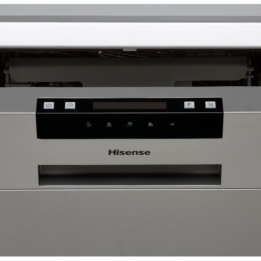 Hisense Slimline Dishwasher - Stainless Steel - E Rated