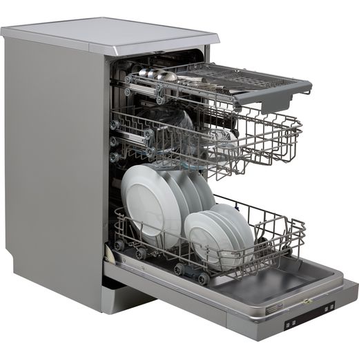 Hisense Slimline Dishwasher - Stainless Steel - E Rated