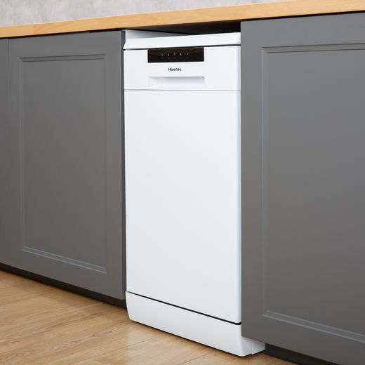 Hisense HS523E15WUK Slimline Dishwasher - White