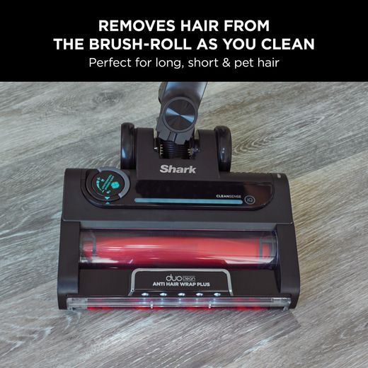 Shark Stratos with Anti-Hair Wrap Plus & Clean Sense IQ IZ400UKT Cordless Vacuum Cleaner - Charcoal Grey / Copper
