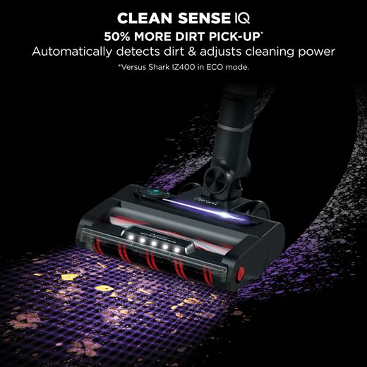 Shark Stratos with Anti-Hair Wrap Plus & Clean Sense IQ IZ400UKT Cordless Vacuum Cleaner - Charcoal Grey / Copper