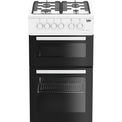 Beko 50cm Gas Cooker - White - A+ Rated