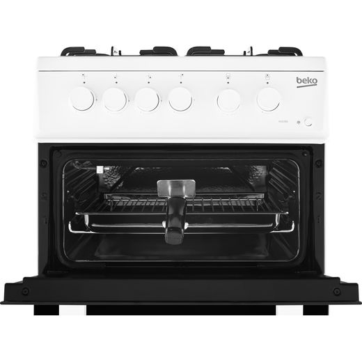 Beko 50cm Gas Cooker - White - A+ Rated