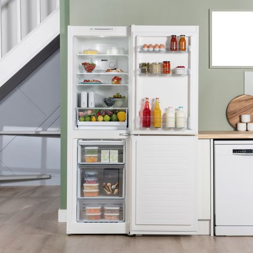 Bosch Series 2 50/50 Total No Frost Fridge Freezer - White - E Rated
