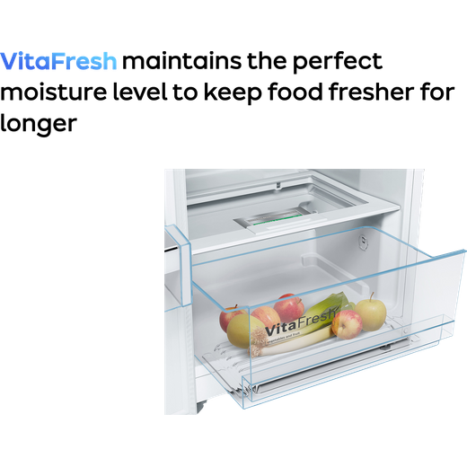 Bosch Series 4 KSV36VWEPG 186cm High Fridge - White - E Rated