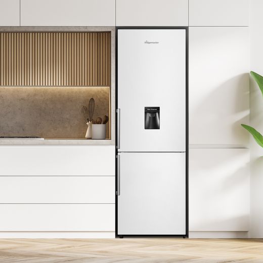 Fridgemaster Freestanding 180cm High E Rated 70/30 Fridge Freezer - White - MC55265DE
