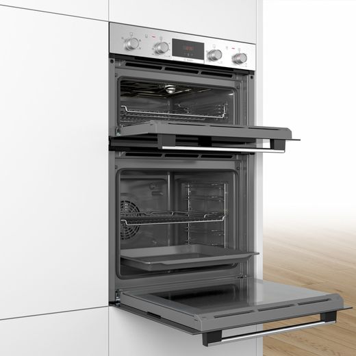 Bosch Series 2 MHA133BR0B Built In Electric Double Oven - Stainless Steel