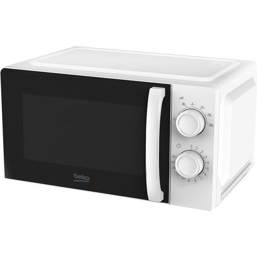 Beko Compact Solo MOC20100W1 20 Litre 24cm High, Freestanding Small Standard Microwave Oven - White