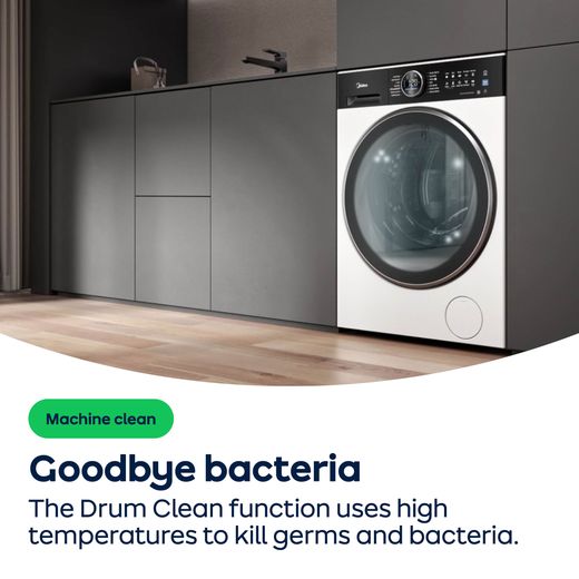 Midea MFA06D80BA10/W-UK Built In Washer Dryer - White